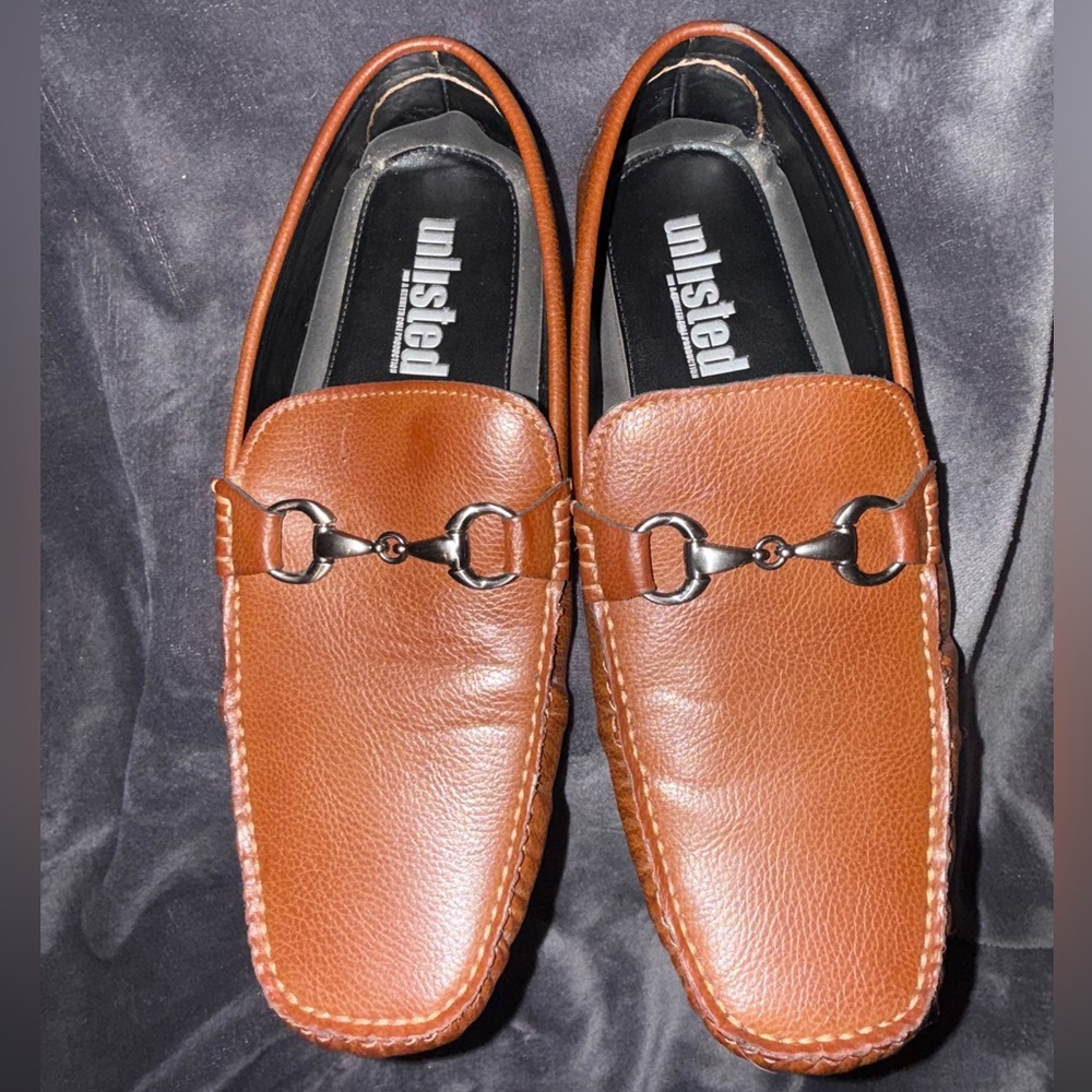 Kenneth Cole UNLISTED Brown Loafers Size 10